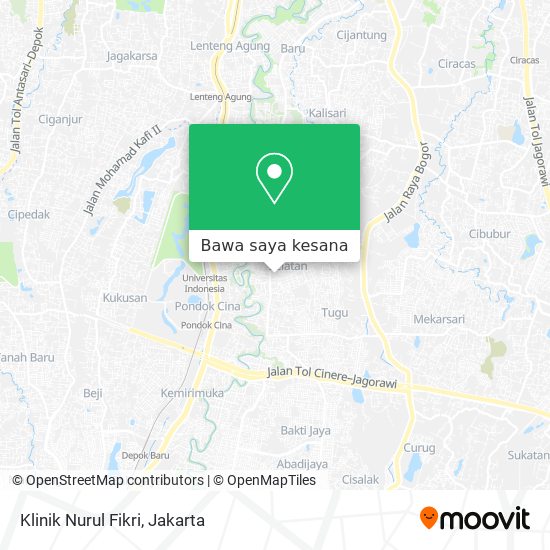 Peta Klinik Nurul Fikri