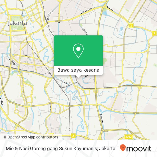 Peta Mie & Nasi Goreng gang Sukun Kayumanis