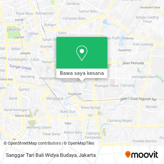 Peta Sanggar Tari Bali Widya Budaya