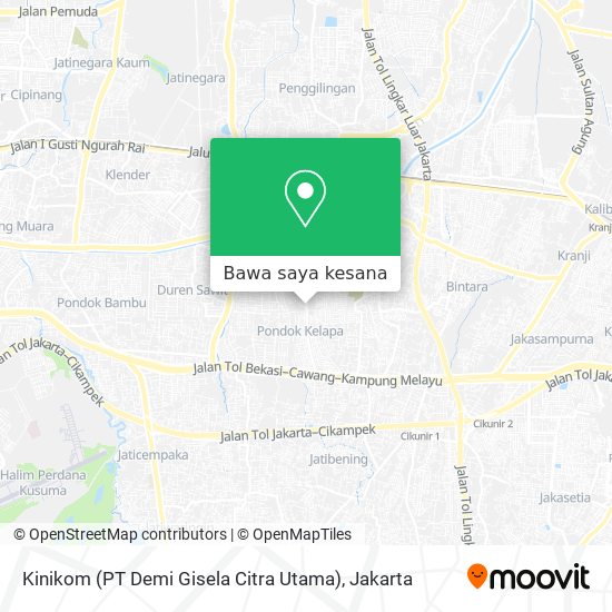Peta Kinikom (PT Demi Gisela Citra Utama)