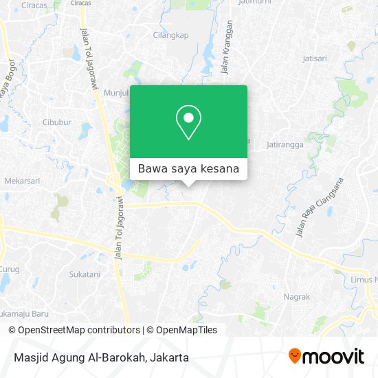 Peta Masjid Agung Al-Barokah