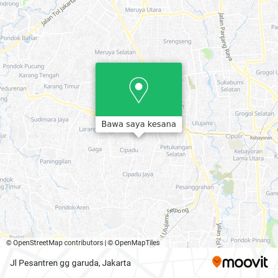 Peta Jl Pesantren gg garuda