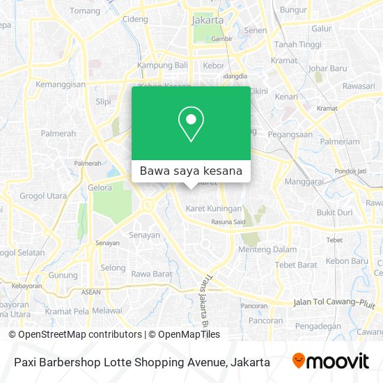Peta Paxi Barbershop Lotte Shopping Avenue