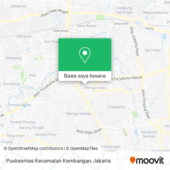 Peta Puskesmas Kecamatan Kembangan