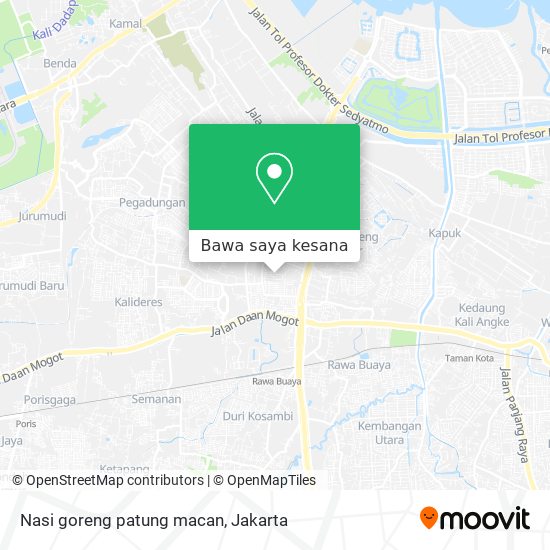 Peta Nasi goreng patung macan