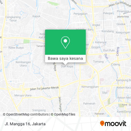 Peta Jl. Mangga 16