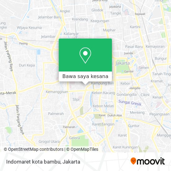 Peta Indomaret kota bambu