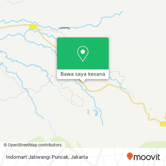 Peta Indomart Jatiwangi Puncak