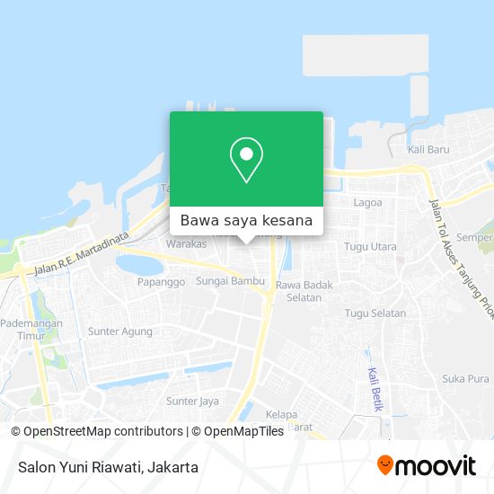 Peta Salon Yuni Riawati