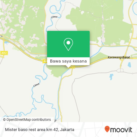 Peta Mister baso rest area km 42