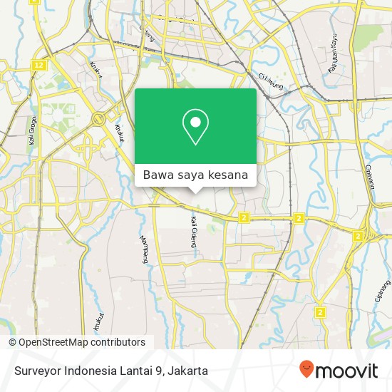 Peta Surveyor Indonesia Lantai 9