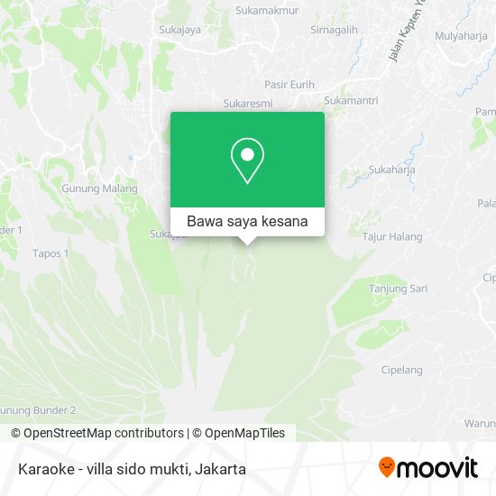Peta Karaoke - villa sido mukti