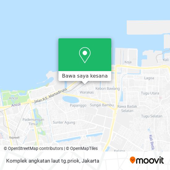 Peta Komplek angkatan laut tg.priok