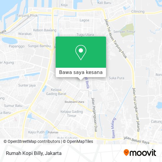 Peta Rumah Kopi Billy