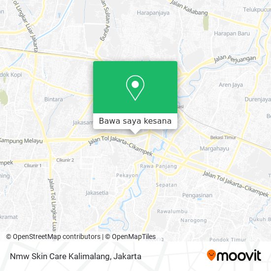 Peta Nmw Skin Care Kalimalang