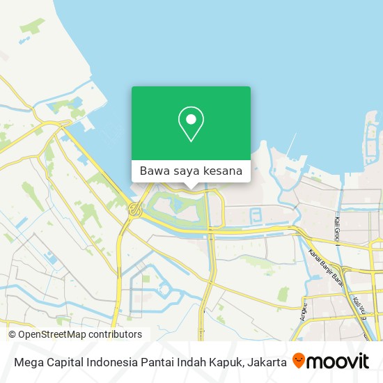 Peta Mega Capital Indonesia Pantai Indah Kapuk