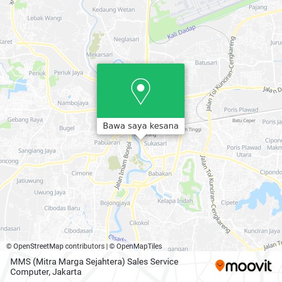 Peta MMS (Mitra Marga Sejahtera) Sales Service Computer