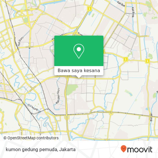 Peta kumon gedung pemuda