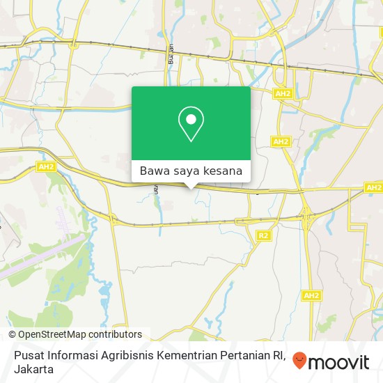 Peta Pusat Informasi Agribisnis Kementrian Pertanian RI