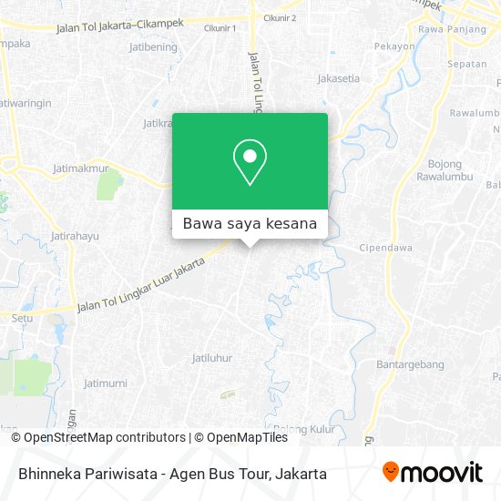 Peta Bhinneka Pariwisata - Agen Bus Tour