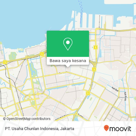 Peta PT. Usaha Chunlan Indonesia