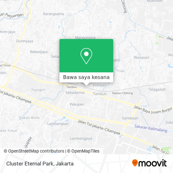 Peta Cluster Eternal Park