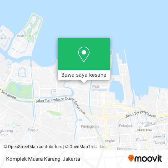 Peta Komplek Muara Karang