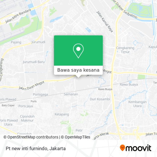 Peta Pt new inti furnindo