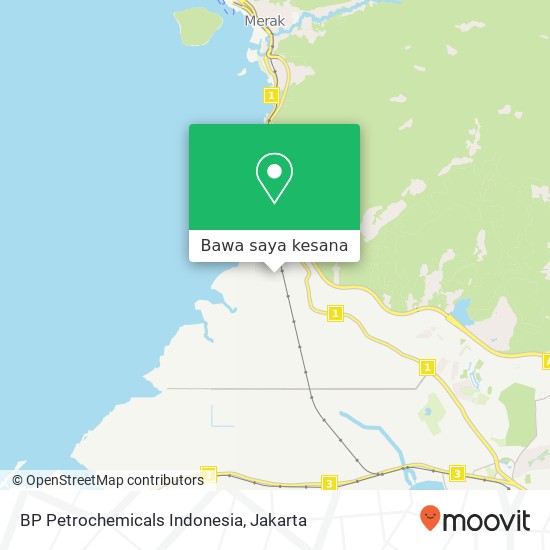 Peta BP Petrochemicals Indonesia