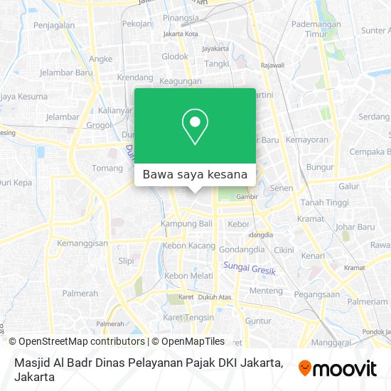 Peta Masjid Al Badr Dinas Pelayanan Pajak DKI Jakarta