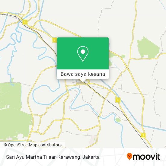 Peta Sari Ayu Martha Tilaar-Karawang