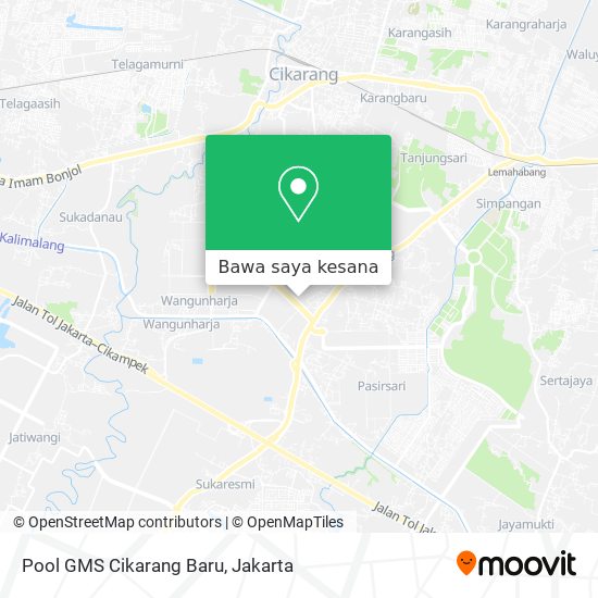 Peta Pool GMS Cikarang Baru