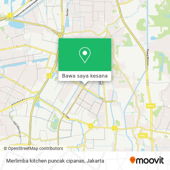 Peta Merlimba kitchen puncak cipanas