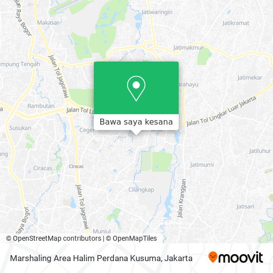 Peta Marshaling Area Halim Perdana Kusuma