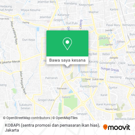 Peta KOBAPI (sentra promosi dan pemasaran ikan hias)