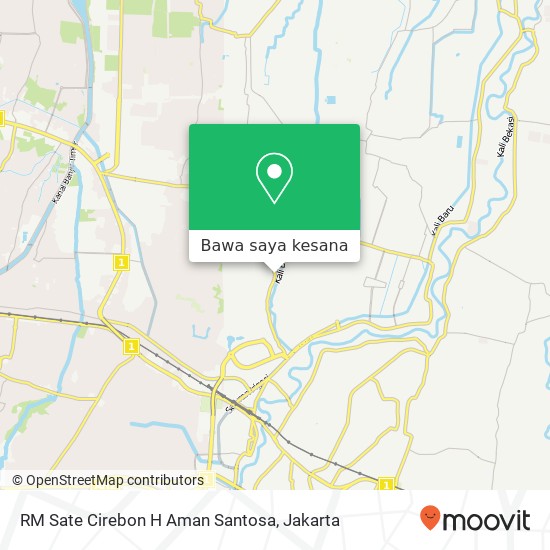 Peta RM Sate Cirebon H Aman Santosa