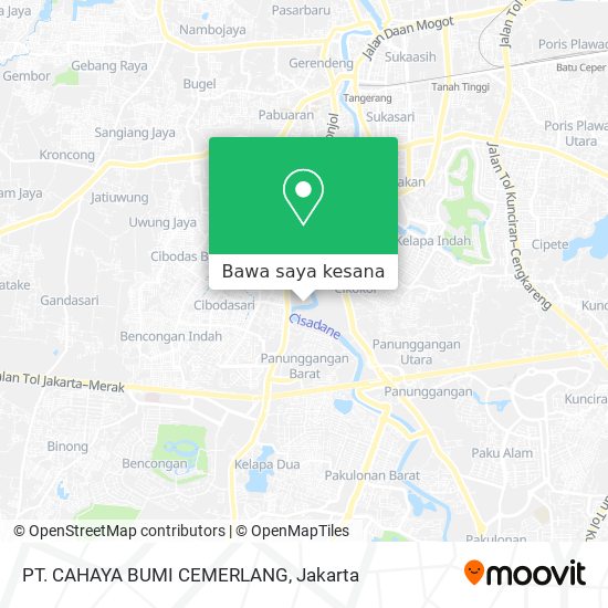 Peta PT. CAHAYA BUMI CEMERLANG