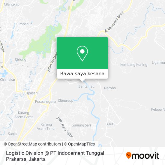 Peta Logistic Division @ PT Indocement Tunggal Prakarsa