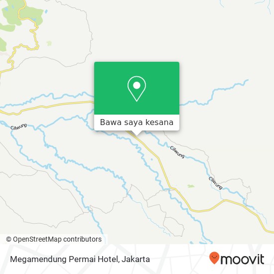 Peta Megamendung Permai Hotel