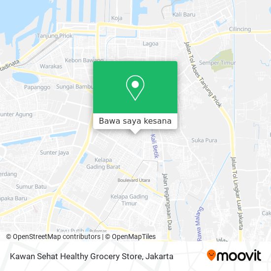 Peta Kawan Sehat Healthy Grocery Store