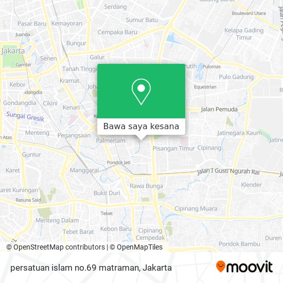 Peta persatuan islam no.69 matraman