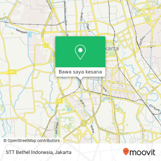 Peta STT Bethel Indonesia