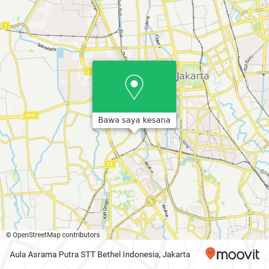 Peta Aula Asrama Putra STT Bethel Indonesia