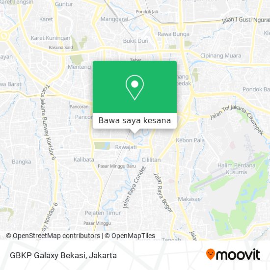 Peta GBKP Galaxy Bekasi