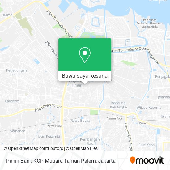 Peta Panin Bank KCP Mutiara Taman Palem