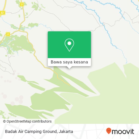 Peta Badak Air Camping Ground