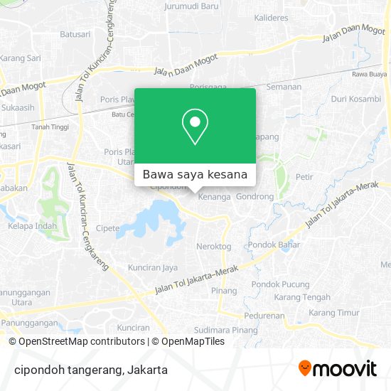 Peta cipondoh tangerang