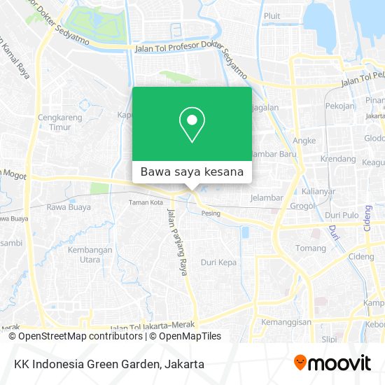 Peta KK Indonesia Green Garden