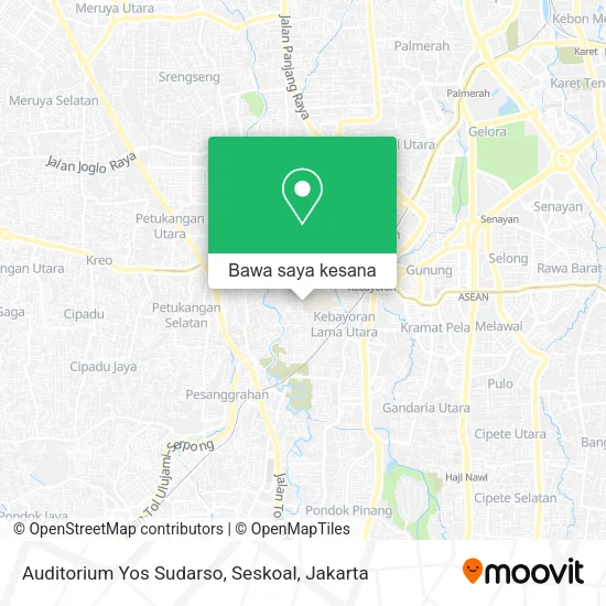 Peta Auditorium Yos Sudarso, Seskoal