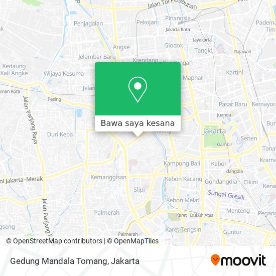 Peta Gedung Mandala Tomang